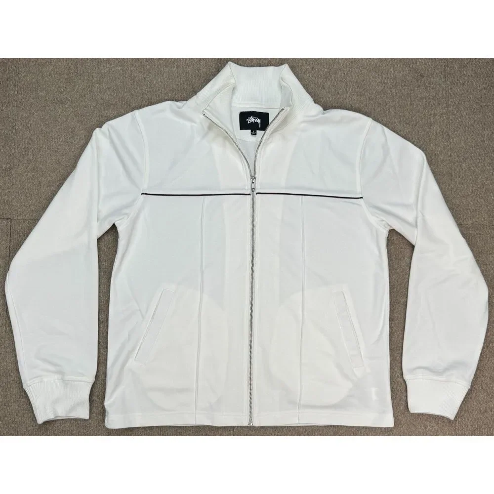 Stussy‎ Men's Full Zip Long Sleeve Poly Track Jacket Size Large